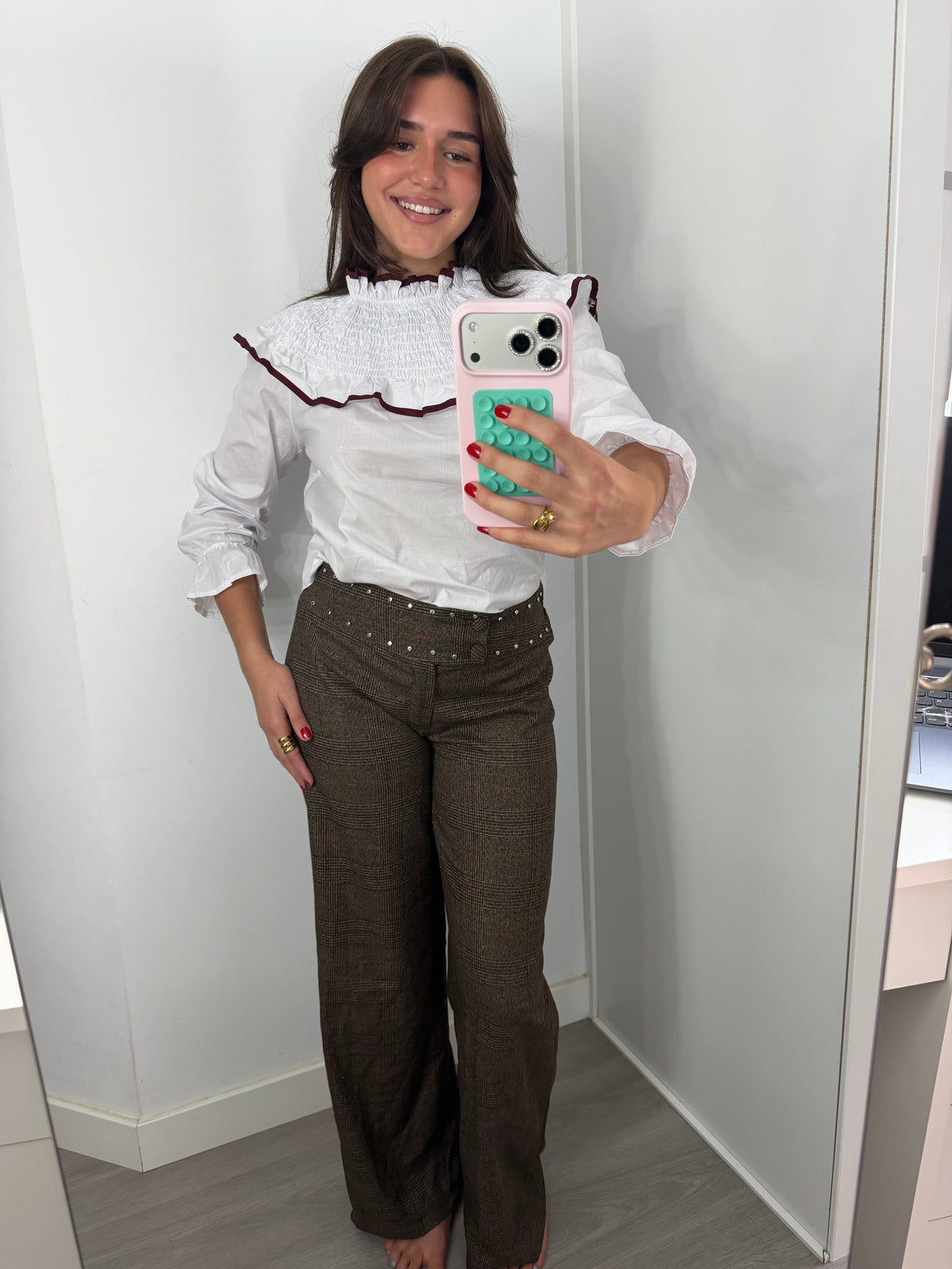 Blusa canesú vivos