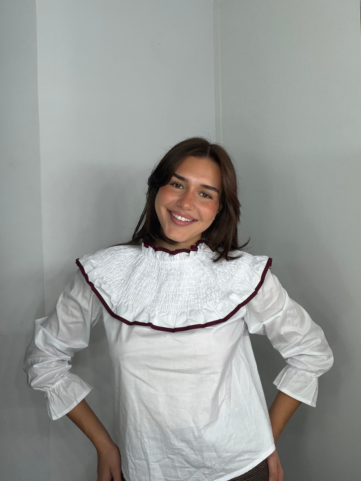 Blusa canesú vivos