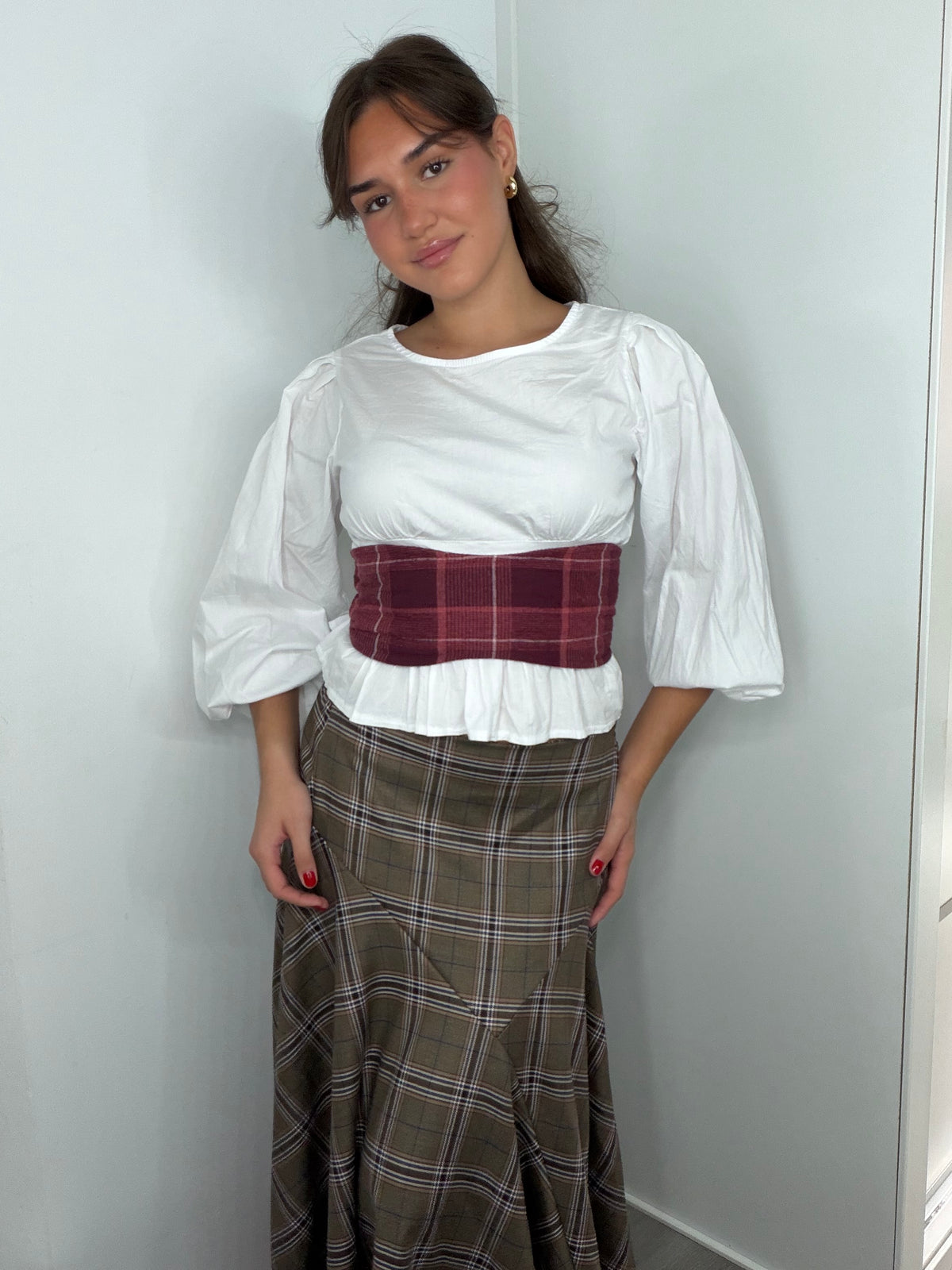Blusa cintura franjas