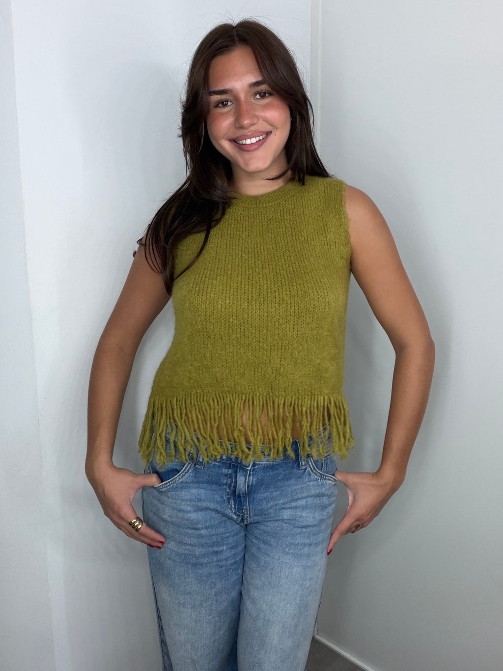Top jersey flecos