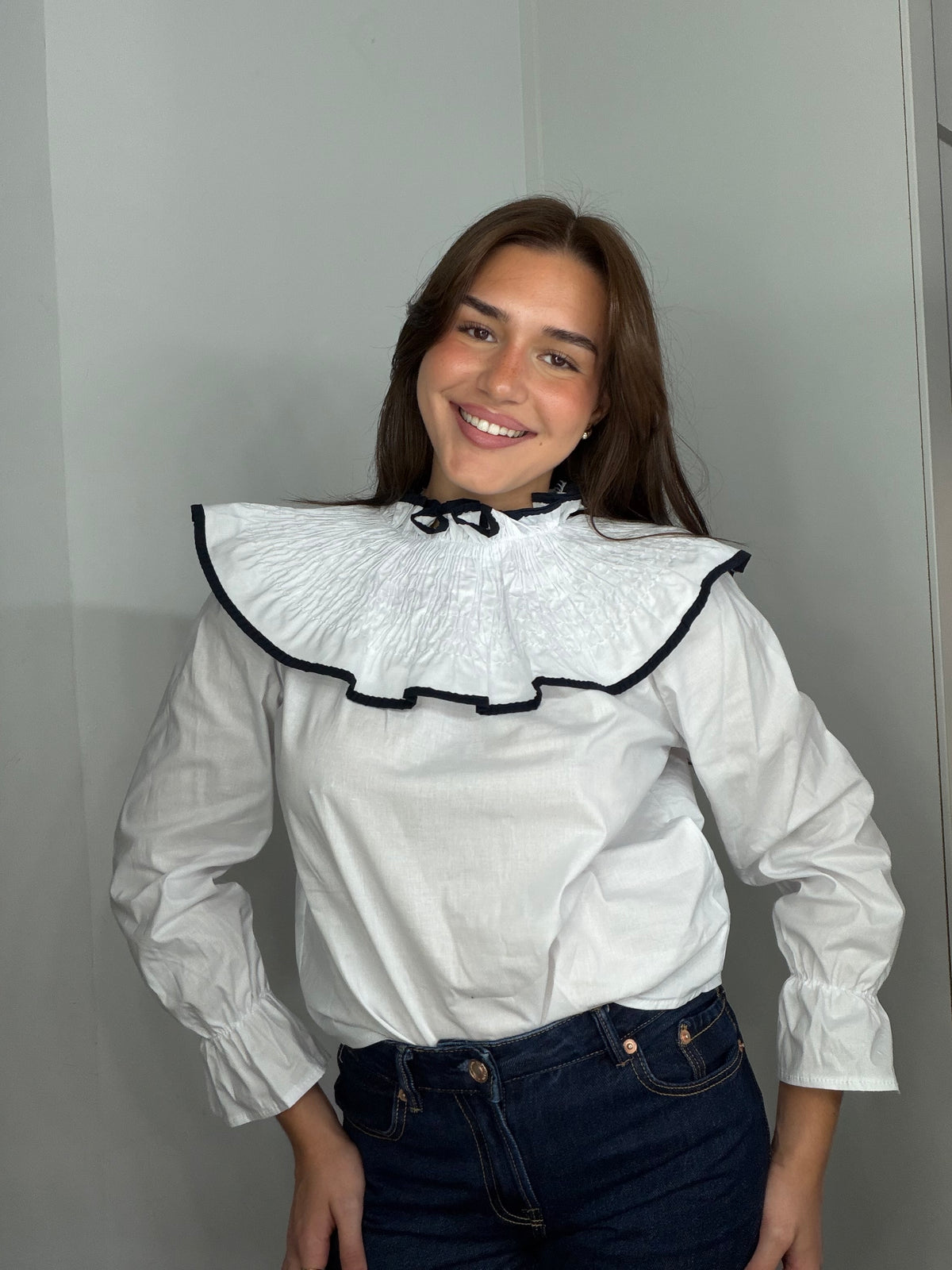Blusa canesú vivos