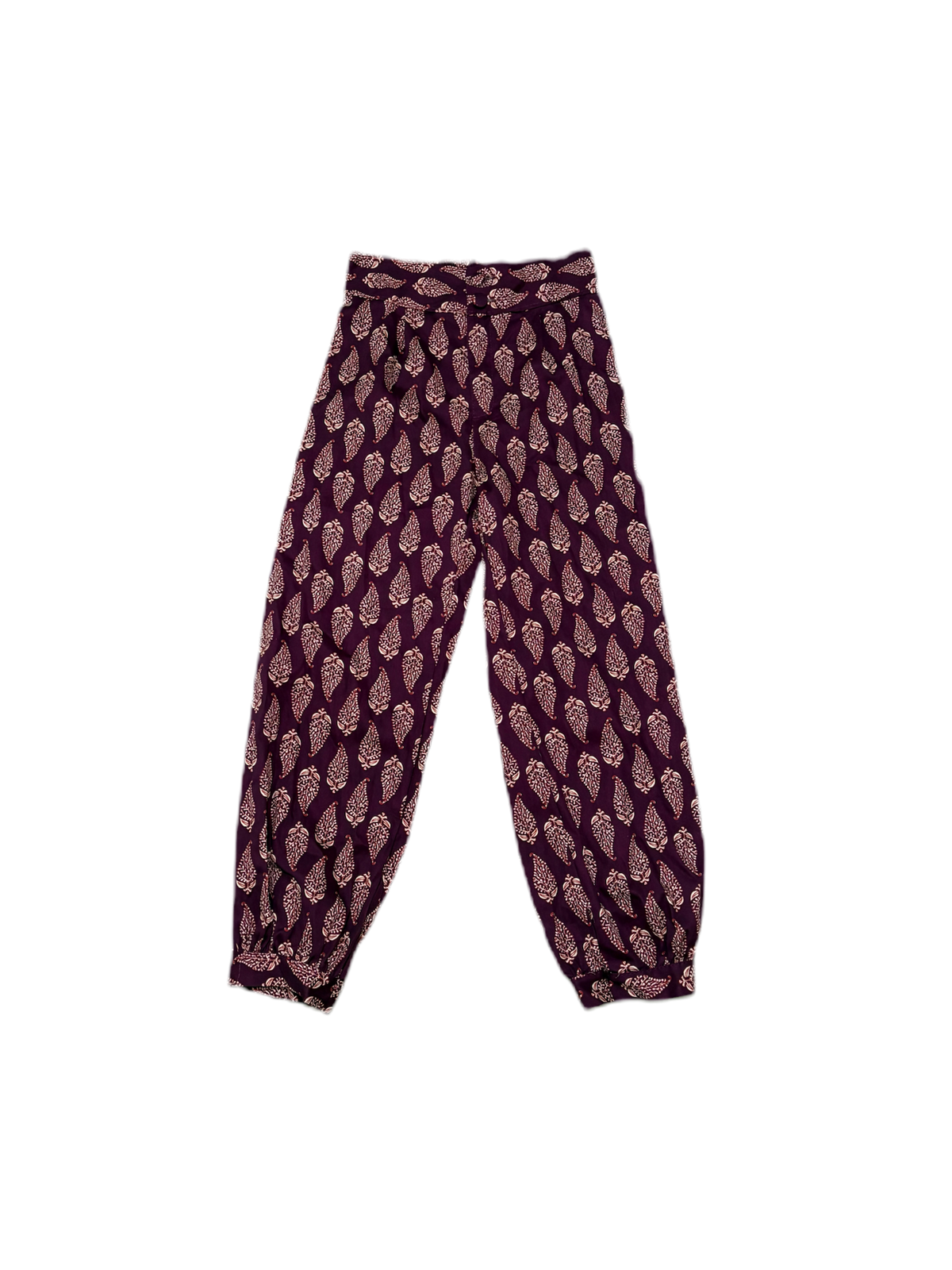 Pantalón estampado cachemira bombacho