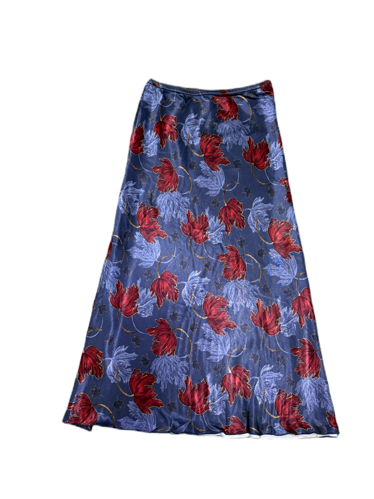 Falda raso floral