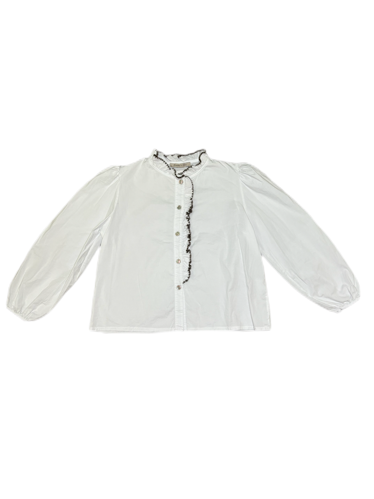 Blusa volante contraste