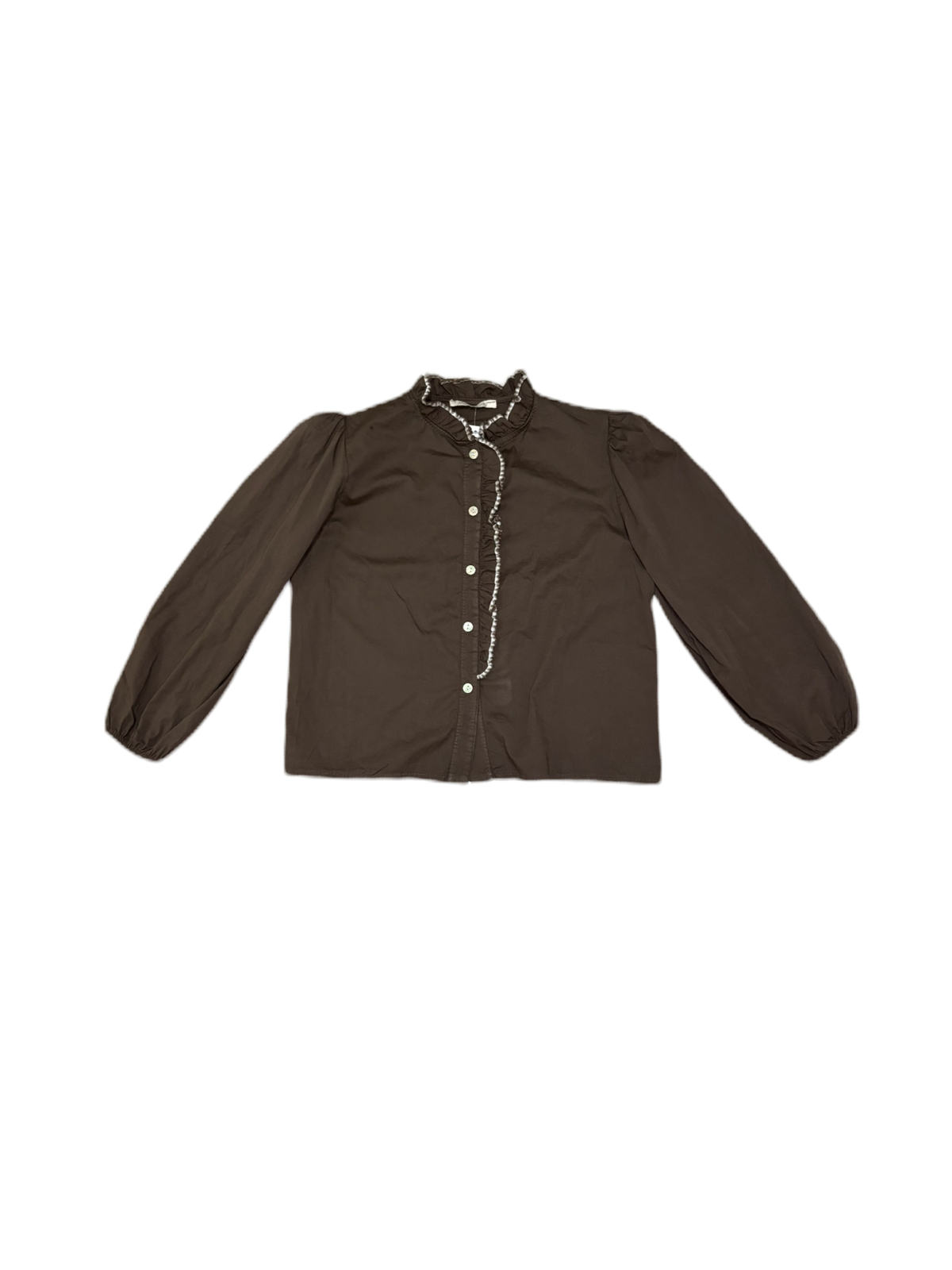 Blusa volante contraste