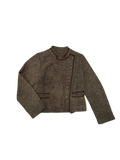 Chaqueta tweed espiga