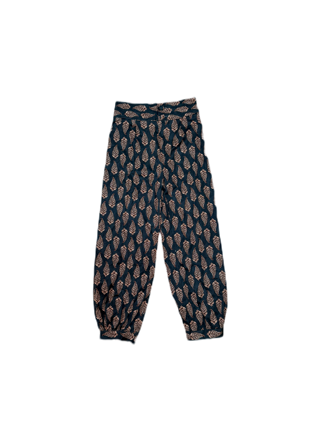 Pantalón estampado cachemira bombacho