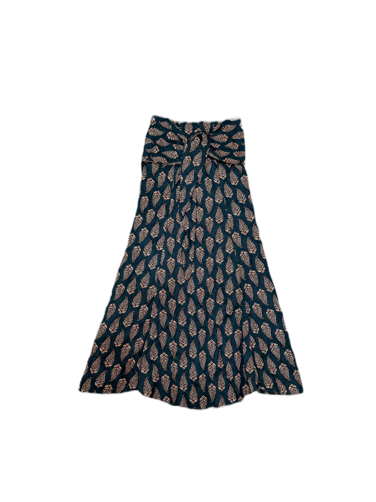 Falda estampado cachemira lazo