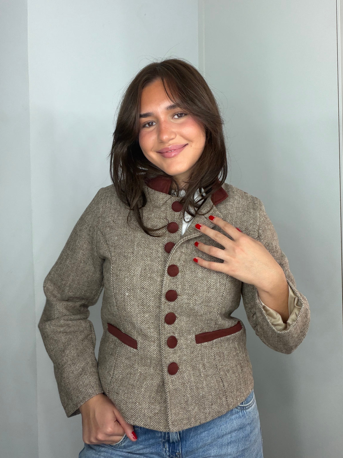 Chaqueta estilo británico