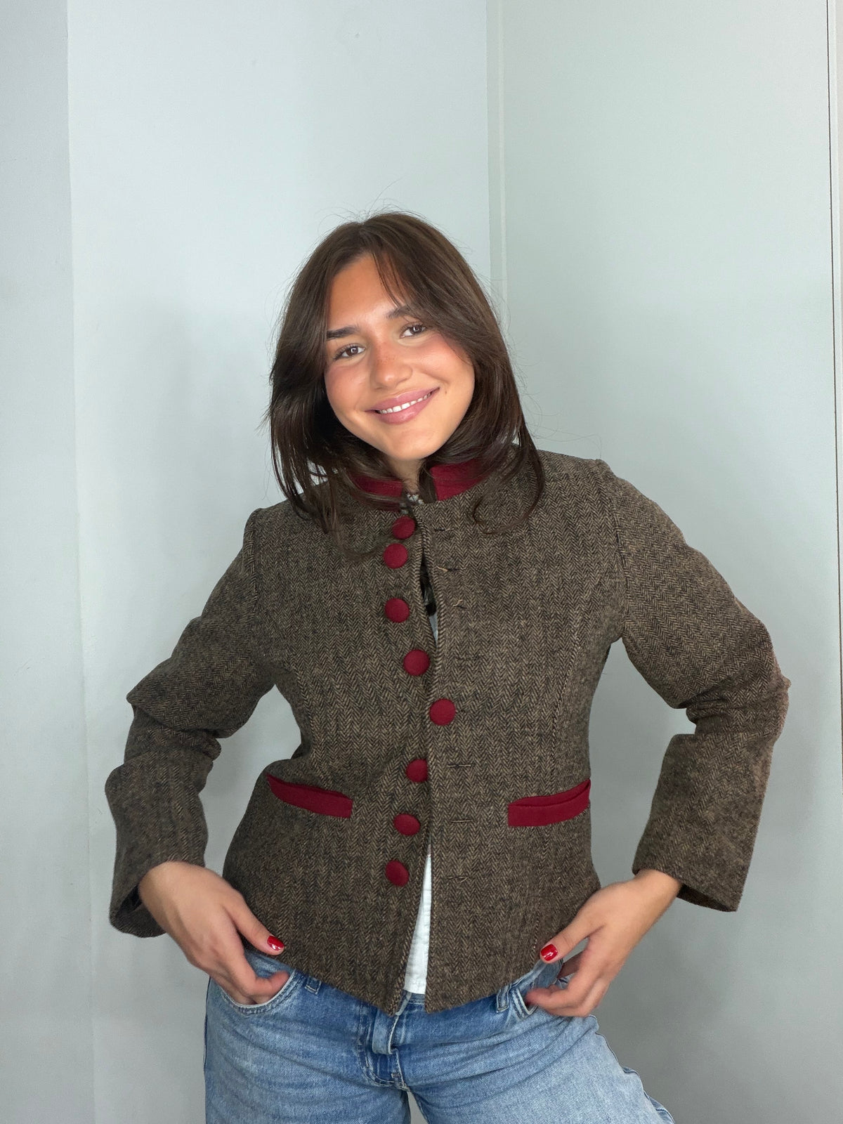 Chaqueta estilo británico