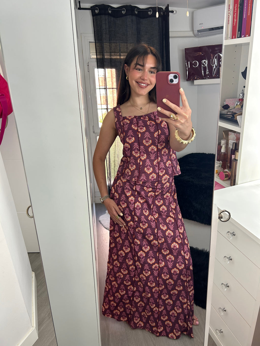 Falda larga GRANADINA