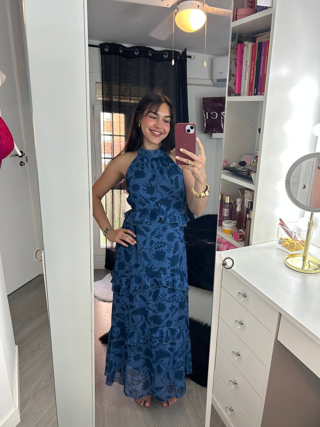 Vestido de volantes NIXIA