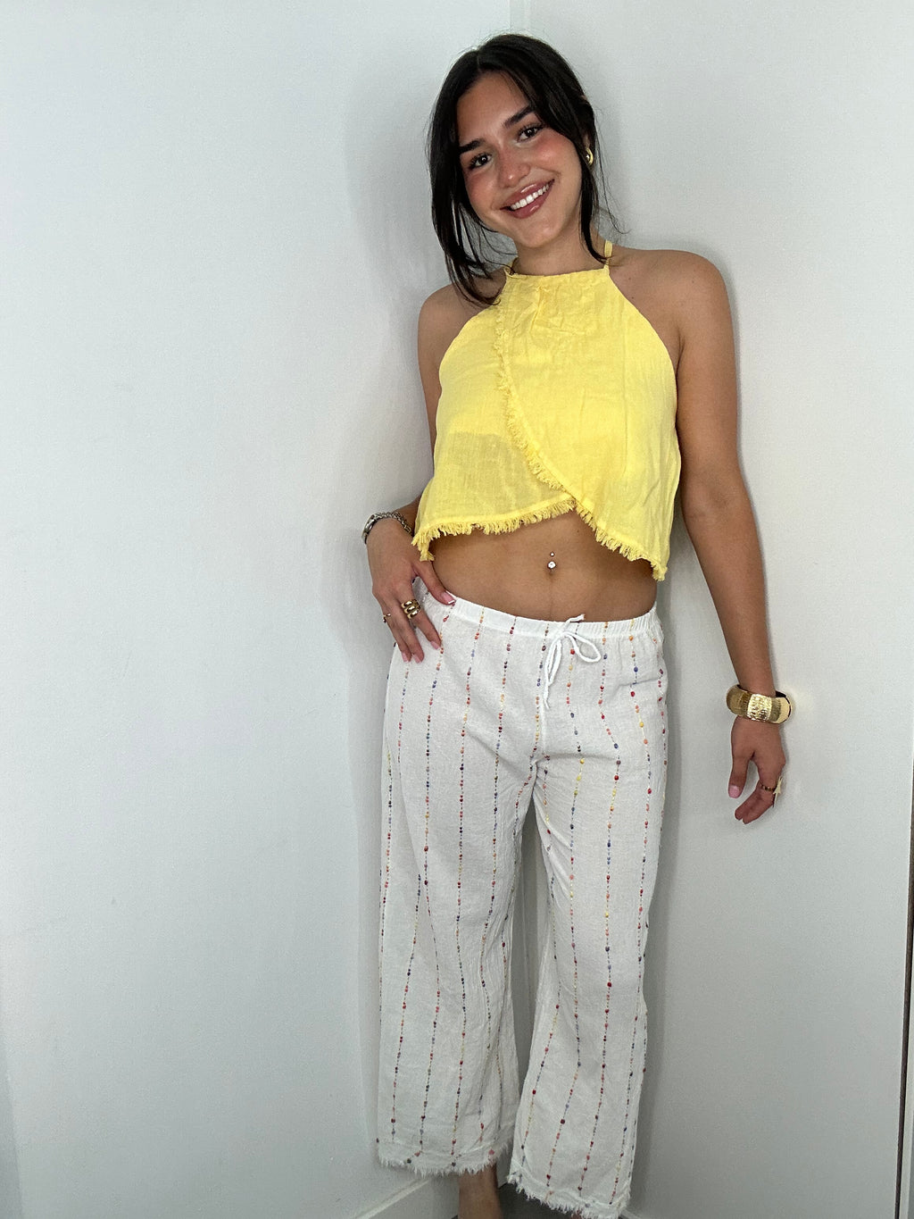 Pantalón lino PINTITAS