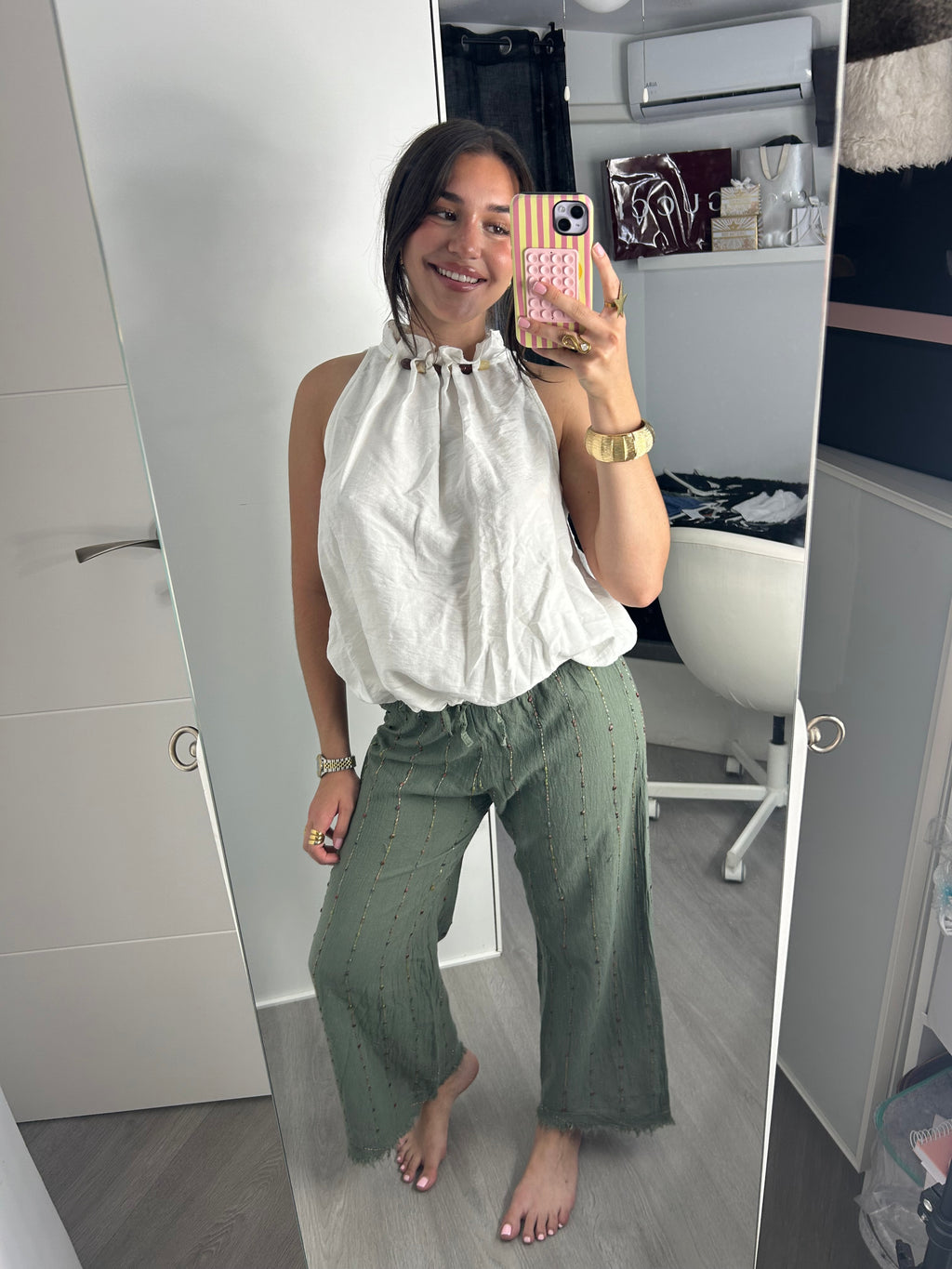 Pantalón lino PINTITAS
