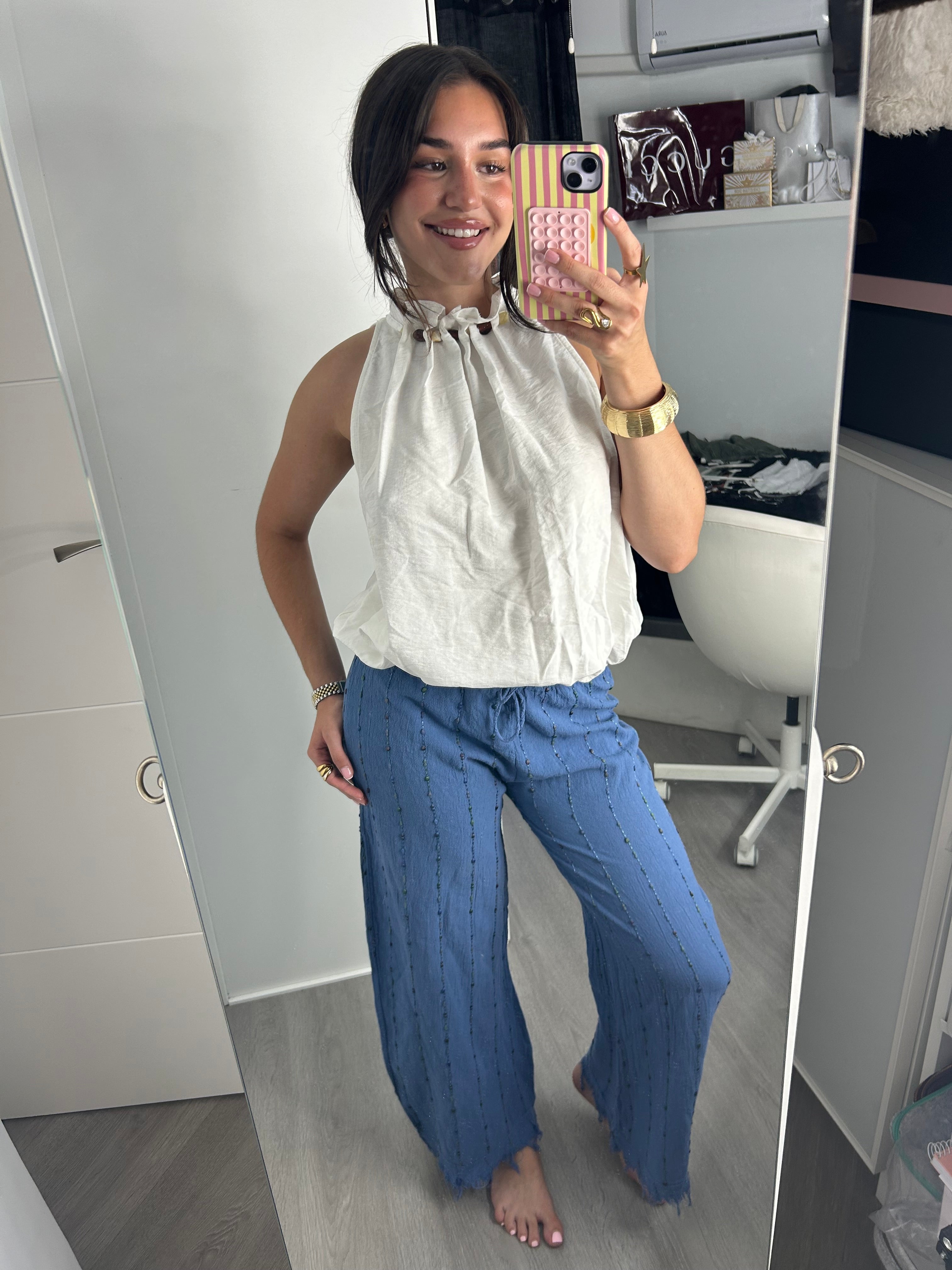 Pantalón lino PINTITAS