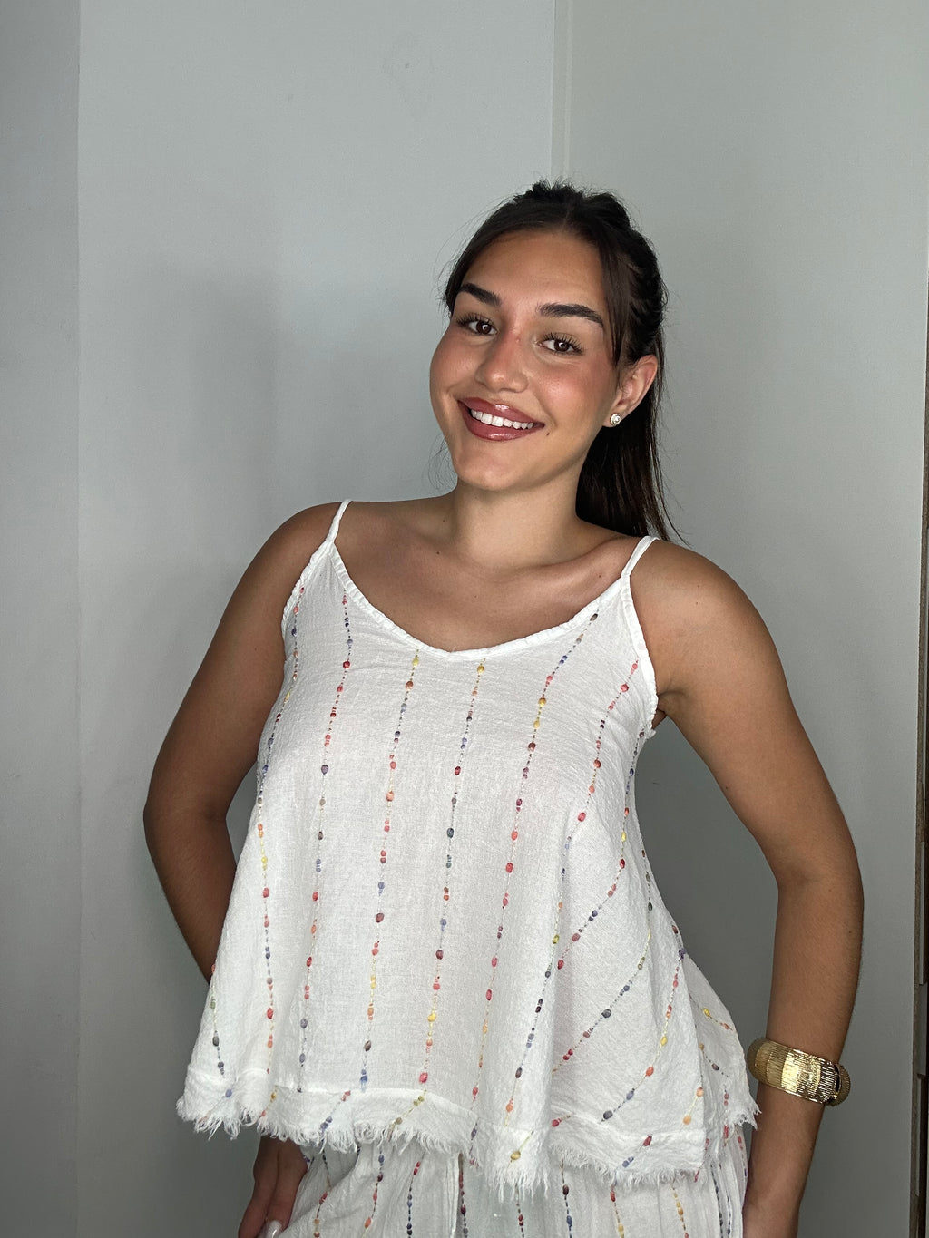Blusa lino PINTITAS